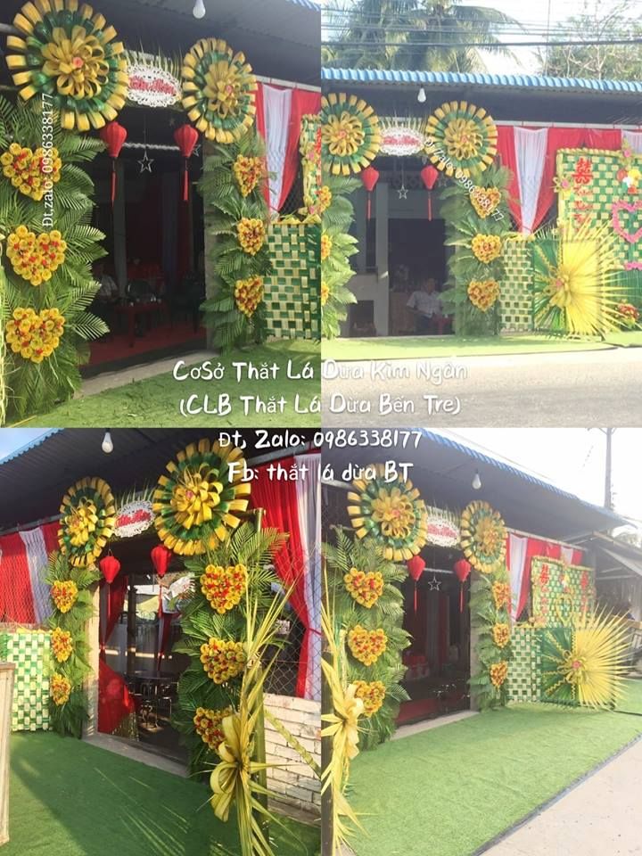 Cổng cưới lá dừa Bến Tre