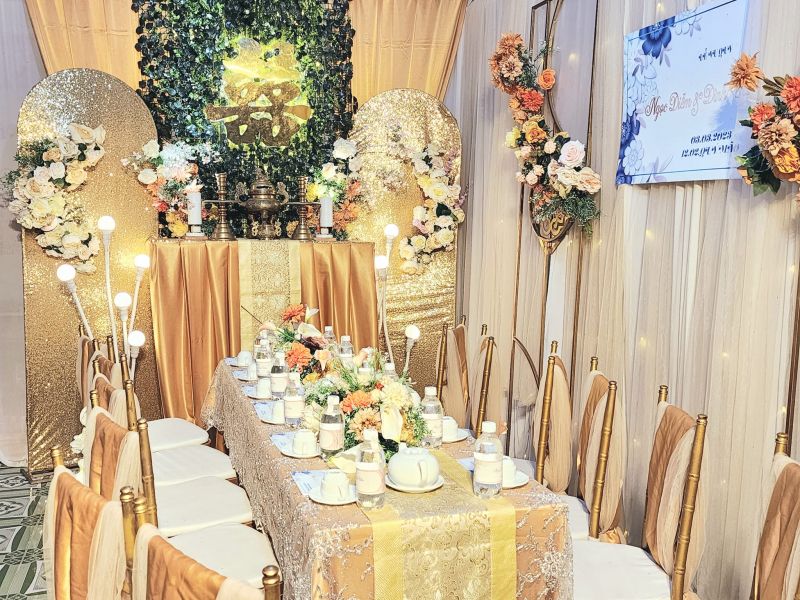 Dịch vụ trang trí tiệc cưới Hing Decor