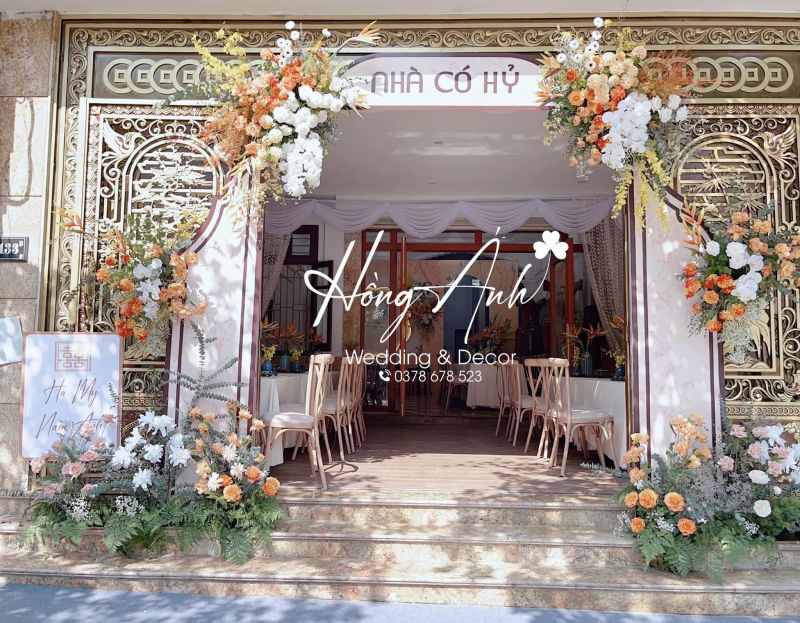 Dịch vụ trang trí tiệc cưới Hồng Ánh