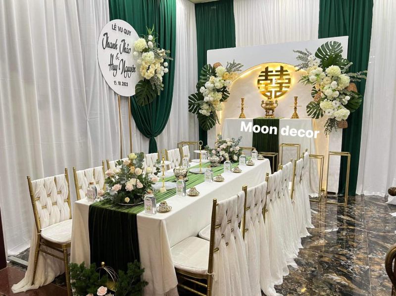 Dịch vụ trang trí tiệc cưới Moon Decor