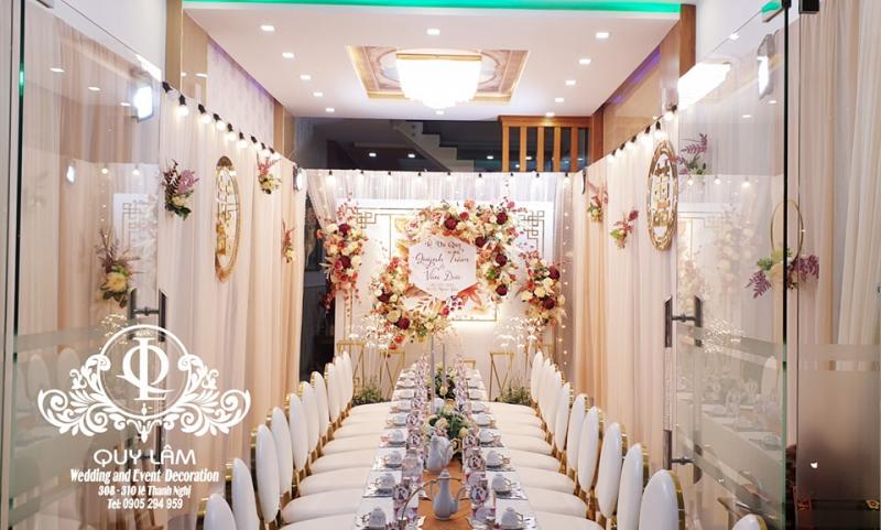 Dịch vụ trang trí tiệc cưới Quy Lâm Wedding & Event