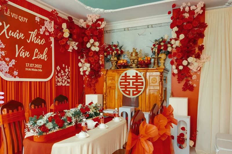Dịch vụ trang trí tiệc cưới SL Sign with Love