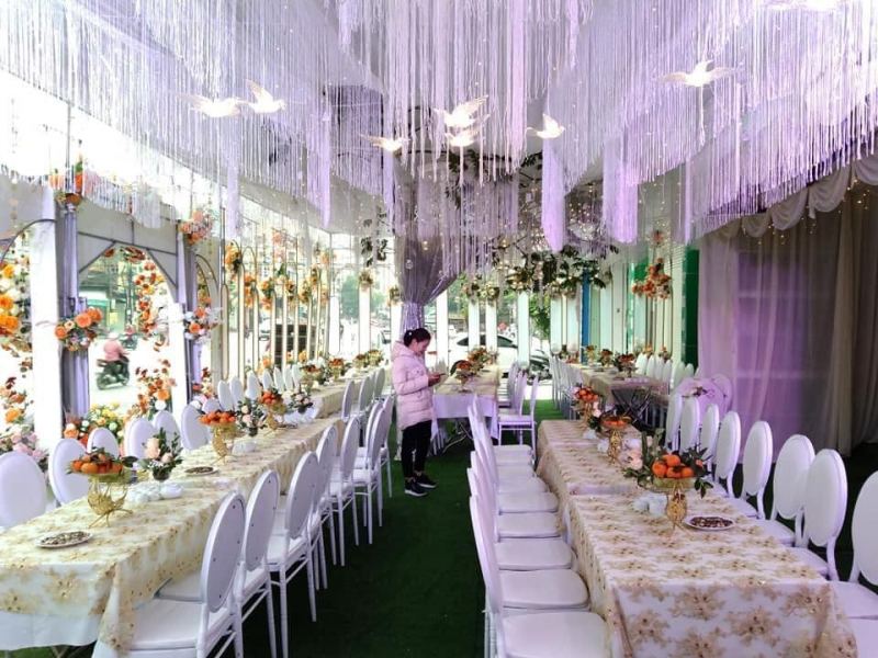 Dịch vụ trang trí tiệc cưới Hoàng Thế