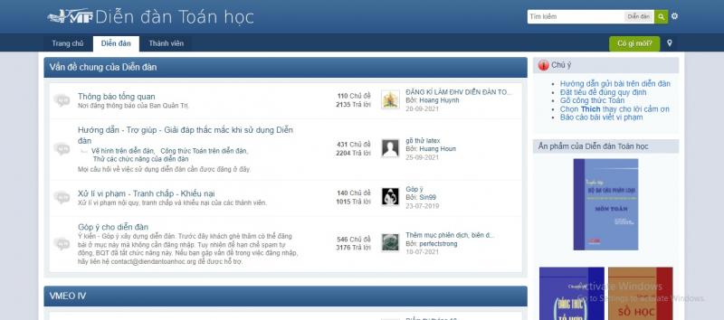 ﻿Diendantoanhoc.net