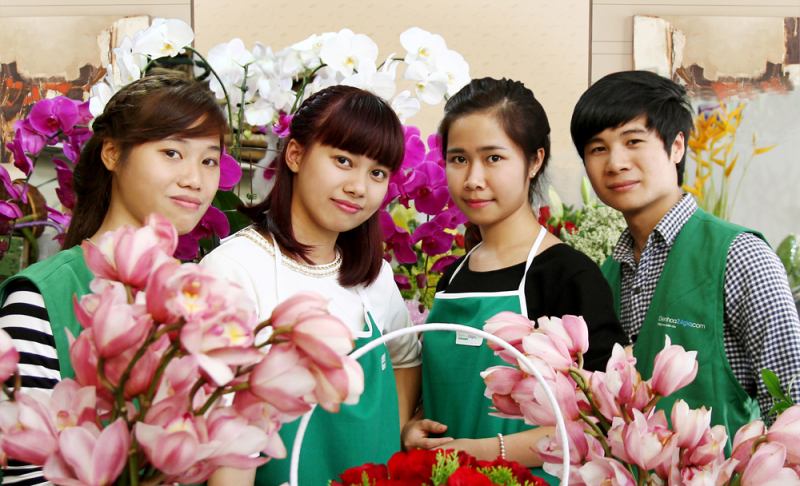 Học viên của Điện hoa 24h
