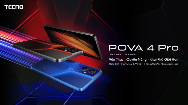 Điện thoại Gaming Tecno POVA 4 PRO 8GB/128GB