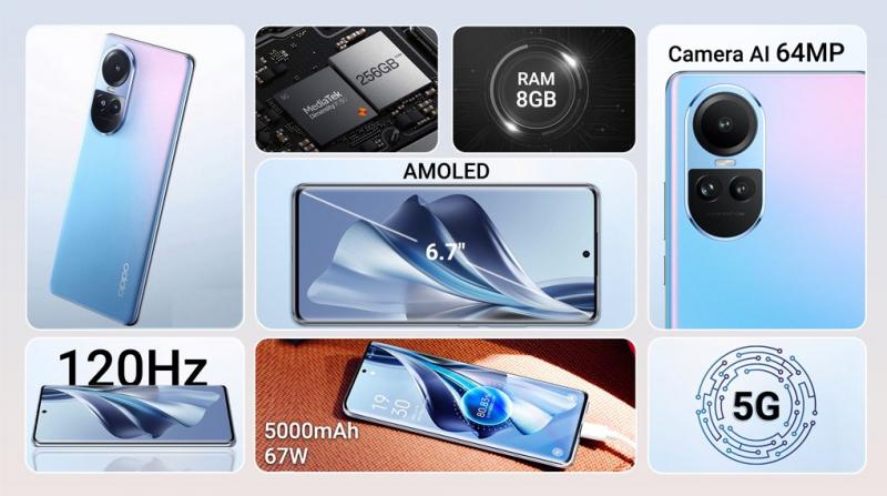Điện thoại OPPO RENO10 5G (8GB/256GB)