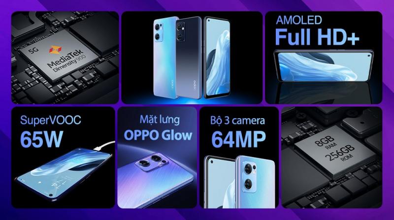 Điện thoại OPPO Reno7 5G (8GB/256GB)