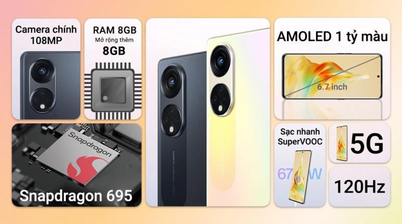 Điện thoại Oppo Reno8 T