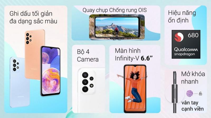 Điện thoại Samsung A23 4GB/128GB