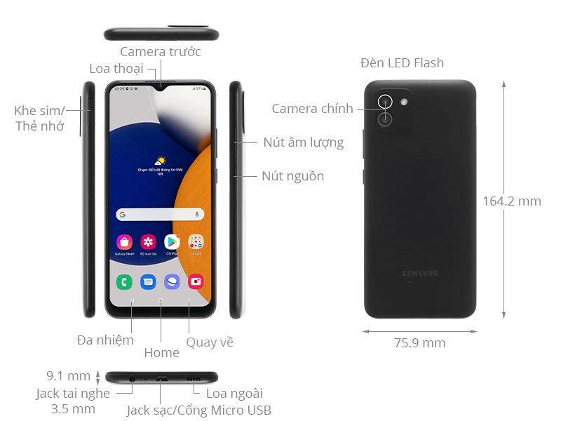 Điện thoại Samsung Galaxy A03 (3GB/32GB)