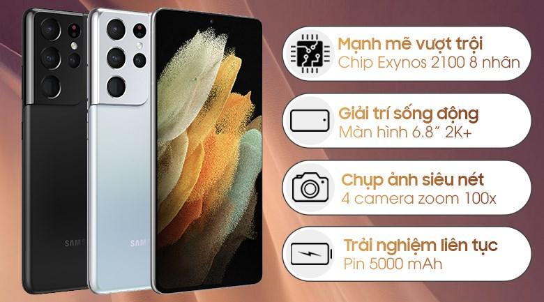 Điện thoại Samsung Galaxy S21 Ultra 5G 128GB
