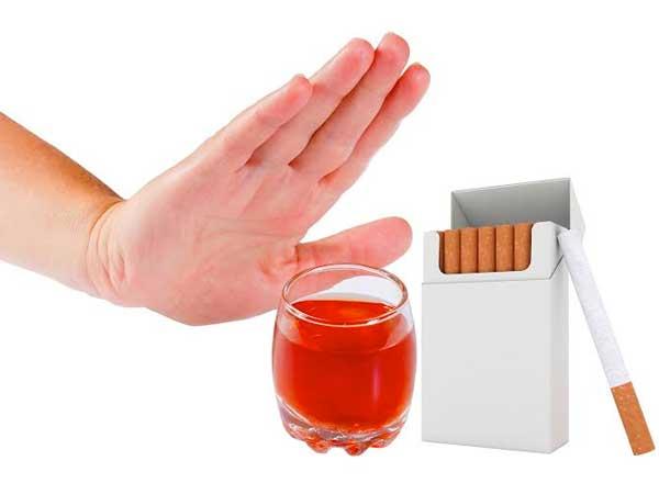 Không uống rượu bia, đồ uống có cồn trước khi kiểm tra