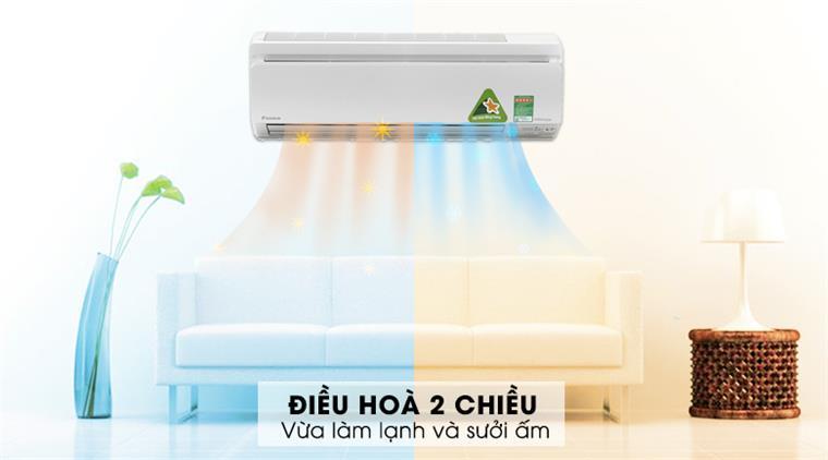 Điều hòa 2 chiều Inverter Daikin FTXS25GVMV/RXS25GVMV, 9.000BTU