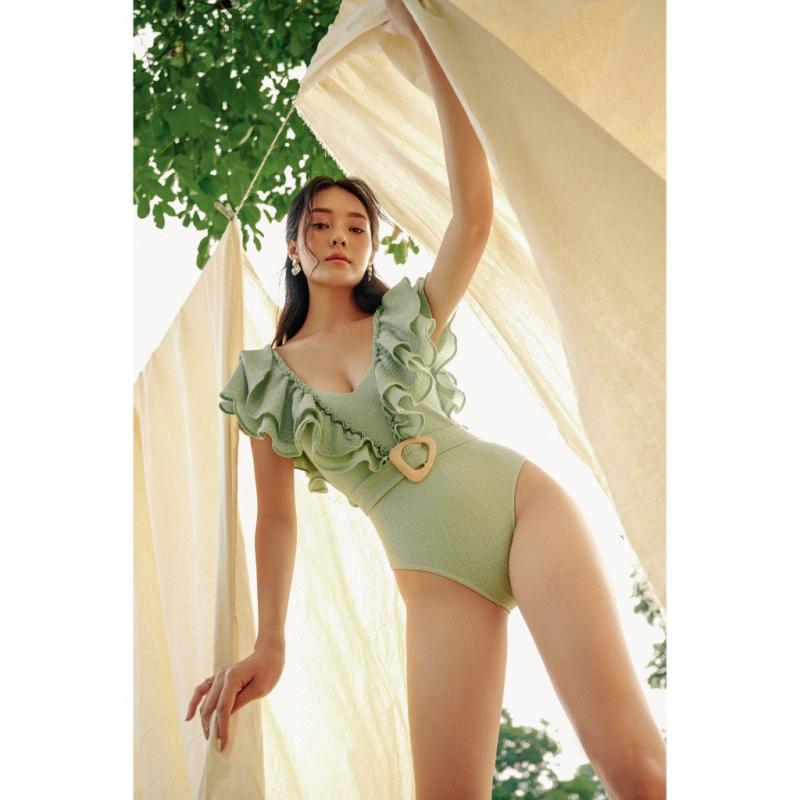 Đồ bơi nữ một mảnh áo bèo Chillgals - BI-003