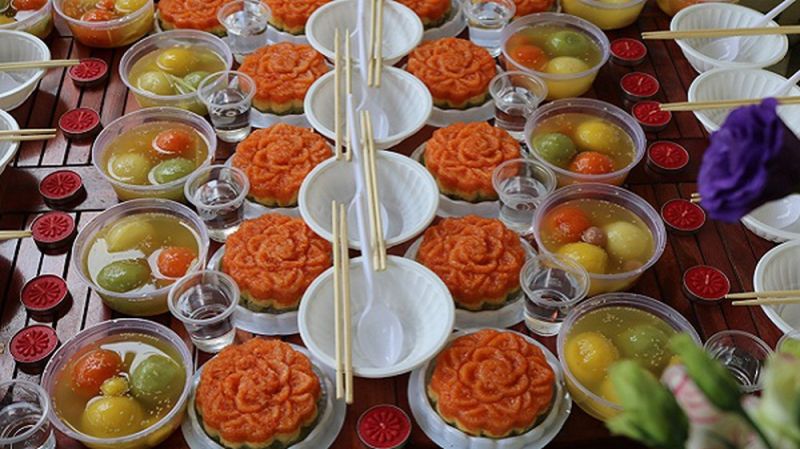 Hình thức đồ cúng được bài trí đẹp mắt, ngon và sạch