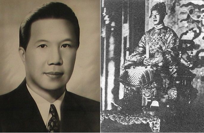 Chân dung thời trẻ của vua Bảo Đại.