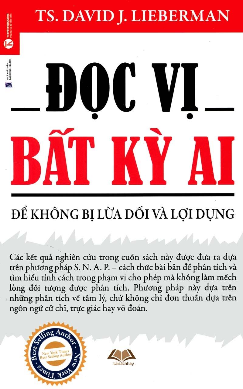 Đọc Vị Bất Kì Ai - Để Không Bị Lừa Dối Và Lợi Dụng