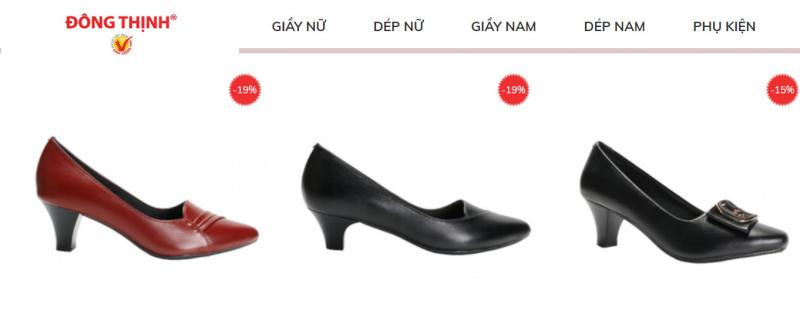 Mẫu giày nữ Đông Thịnh