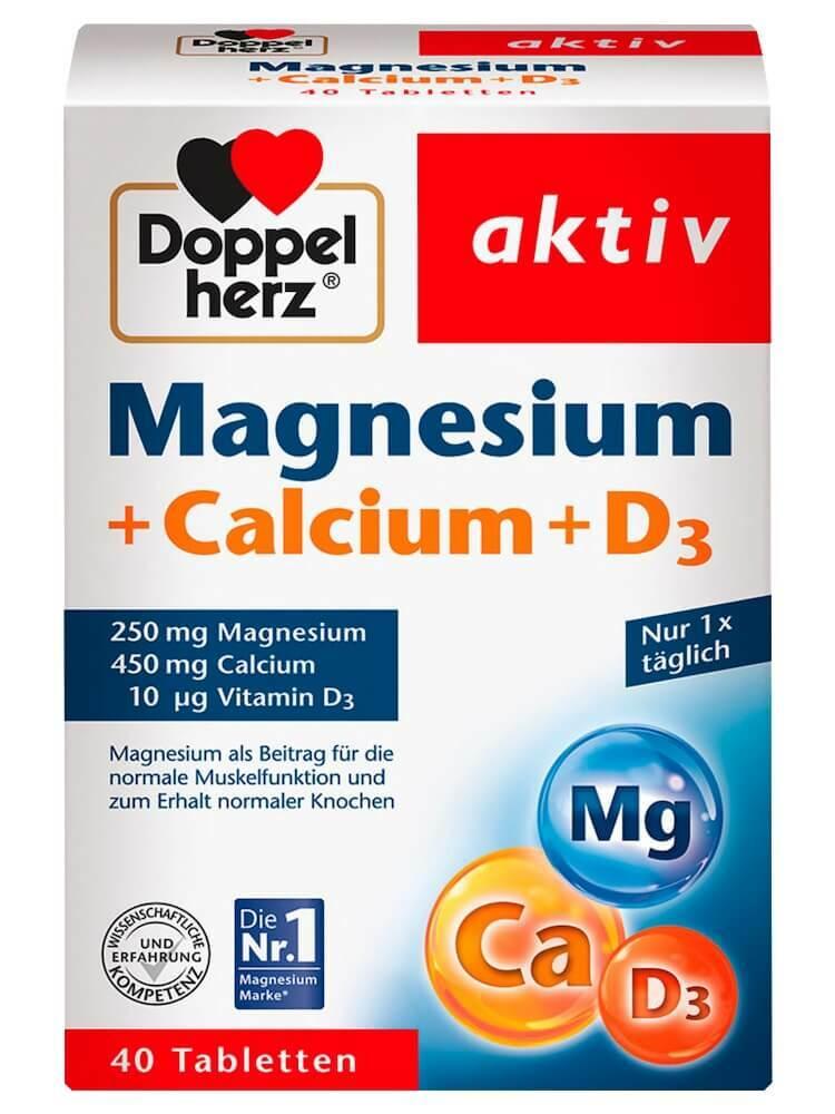 Doppelherz Magnesium + Calcium + D3