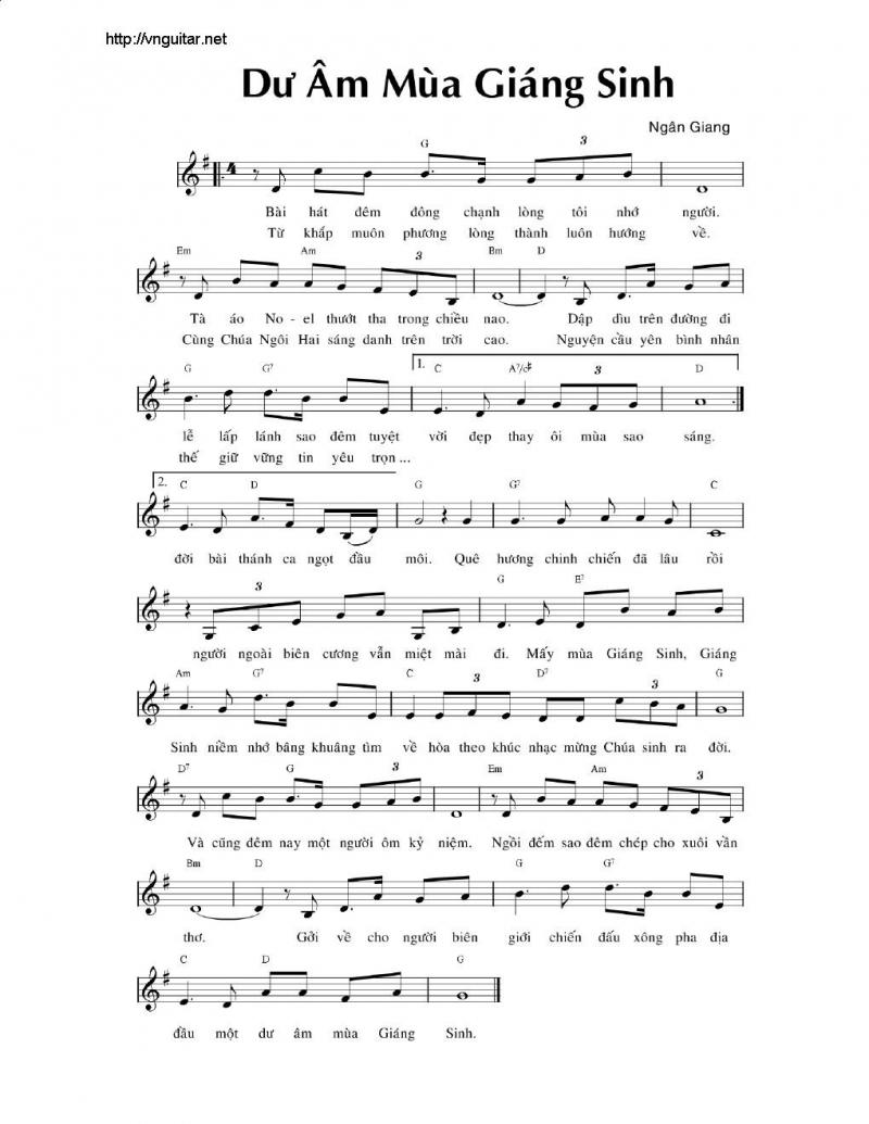 Dư âm mùa giáng sinh
