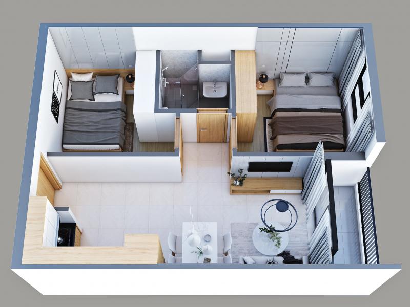 Bcons Garden được trang bị các tiện ích cao cấp dành cho cả gia đình từ ba mẹ đến trẻ con cũng như khu mua sắm ăn uống tại ShopHouse