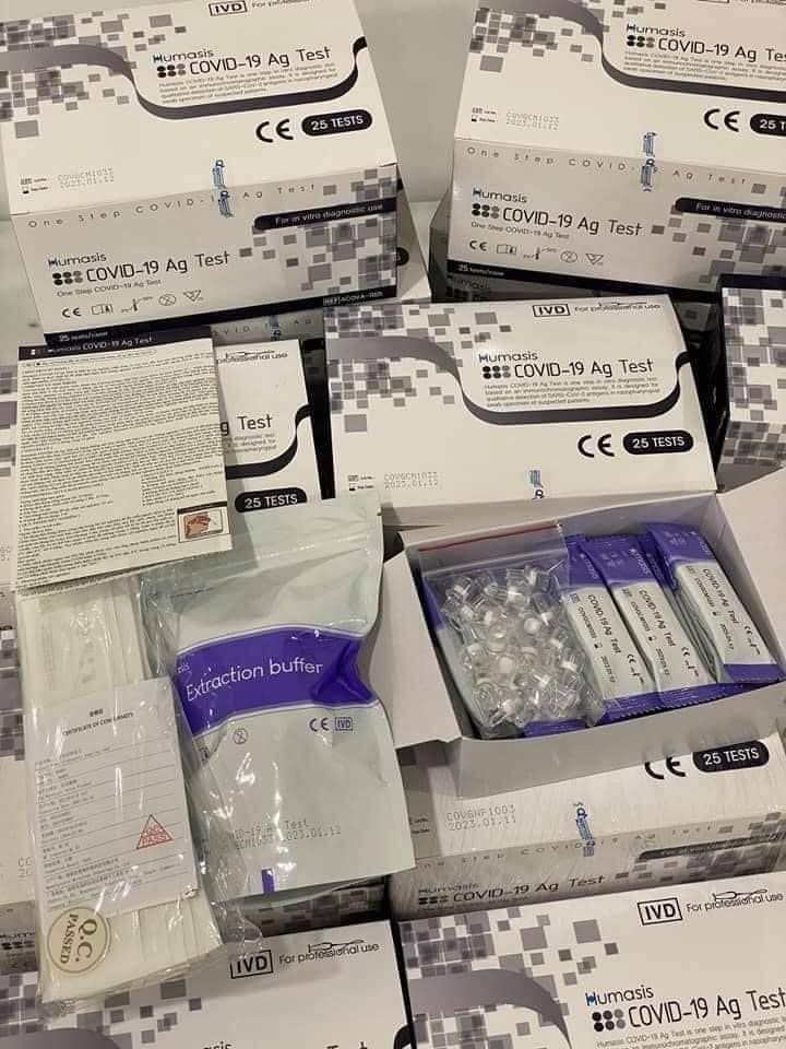 Bộ xét nghiệm nhanh kháng nguyên Humasis COVID-19 Ag Test