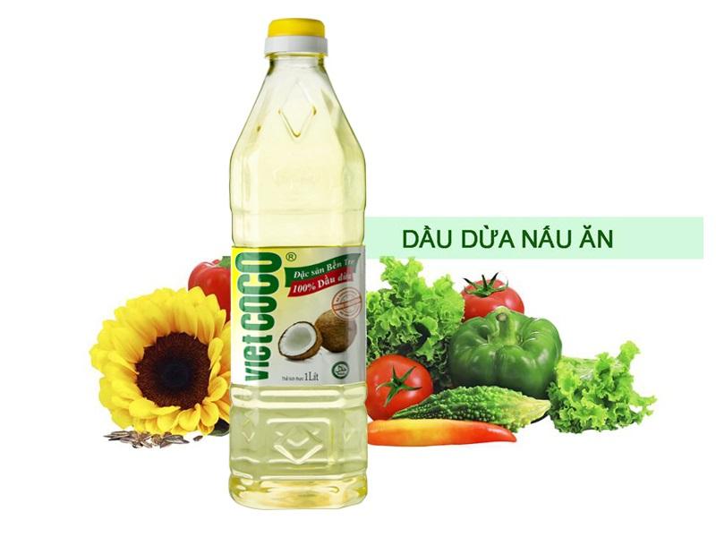 Dùng dầu dừa nấu ăn