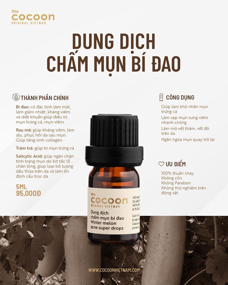 Dung dịch chấm mụn bí đao Cocoon