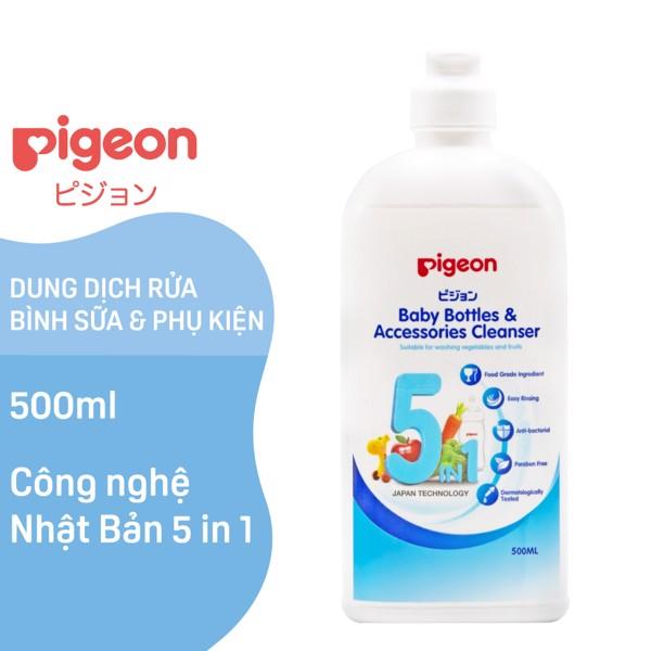 Dung dịch súc rửa bình sữa và rau củ quả Pigeon