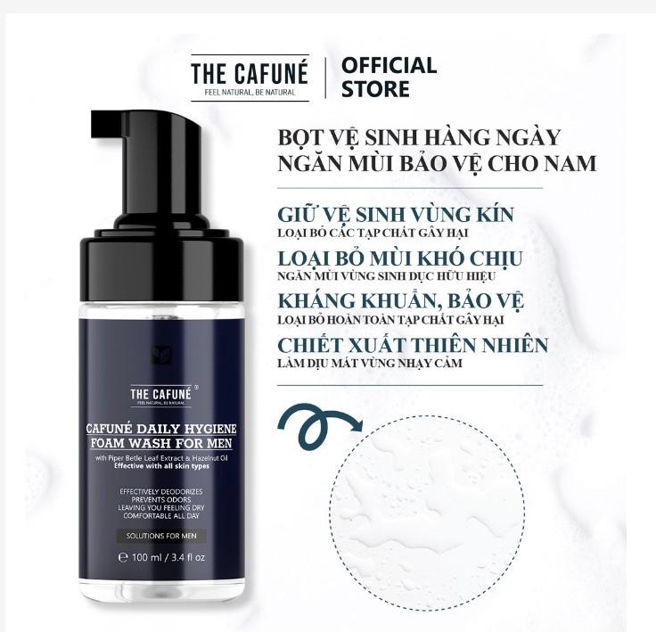 Dung dịch vệ sinh nam giới The Cafuné Cafuné Daily Hygiene Foam Wash For Men