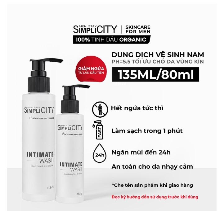 Dung dịch vệ sinh nam Men Stay Simplicity Intimate Wash