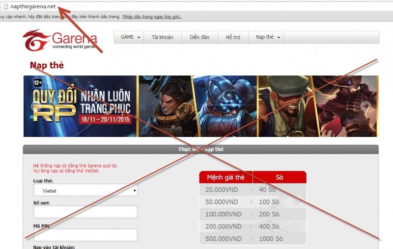 Tạo web giả mạo