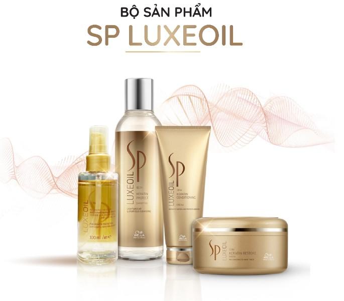 Dưỡng chất SP Luxe Oil Keratin phục hồi tóc cao cấp, chăm sóc tóc bóng khoẻ từ gốc tới ngọn Elixir