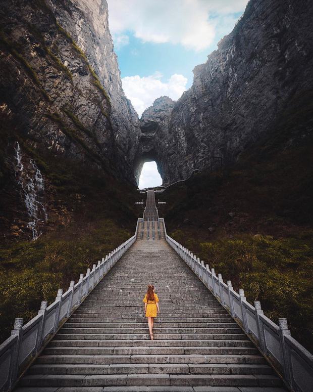 Đường lên núi Thiên Môn