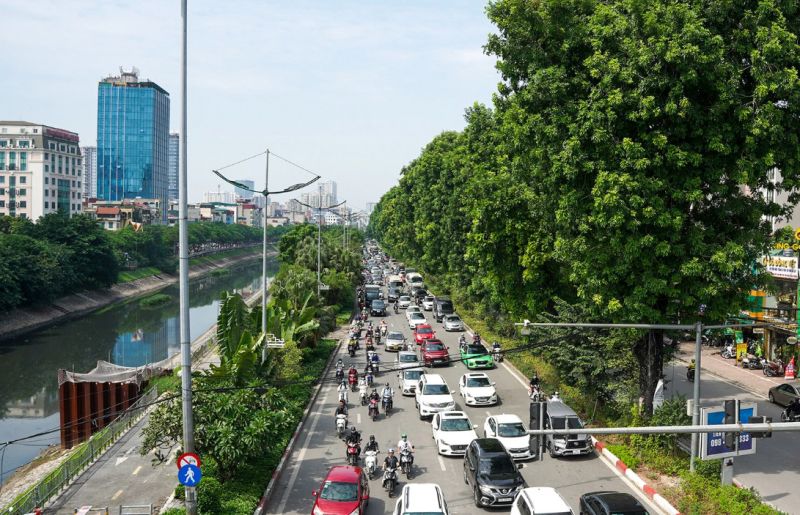 Đường vành đai 2 đoạn Ngã Tư Sở - Cầu Giấy (đường Láng) - chi phí 21.000 tỷ đồng