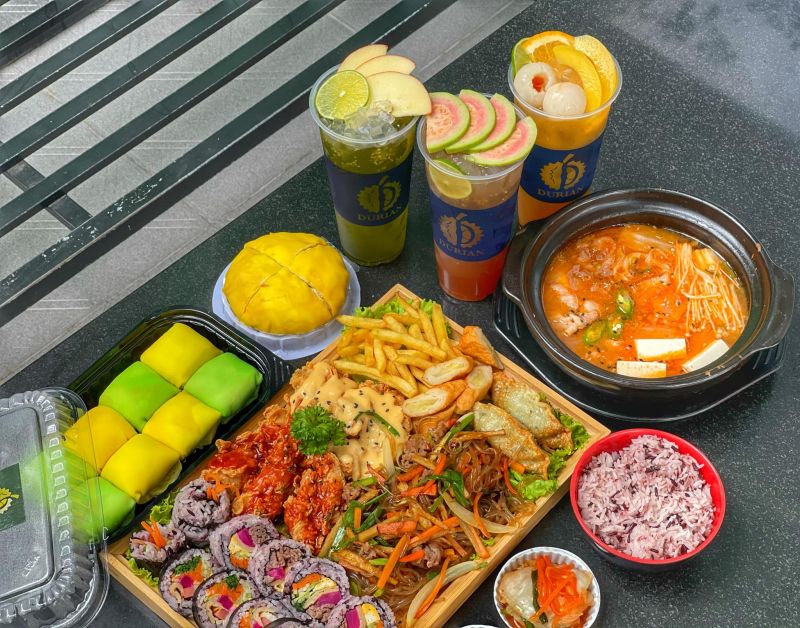 Durian Crepe & Bubble Tea - Quán ăn Hàn Quốc