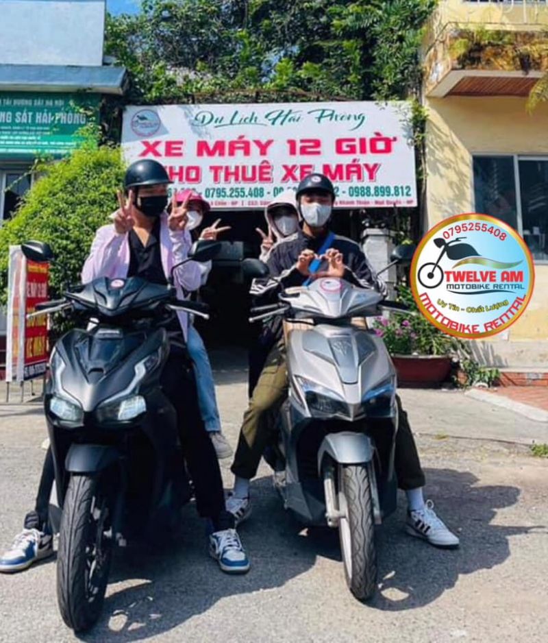 DV xe máy 12 giờ Hải Phòng - Twelve AM Motobike Rental