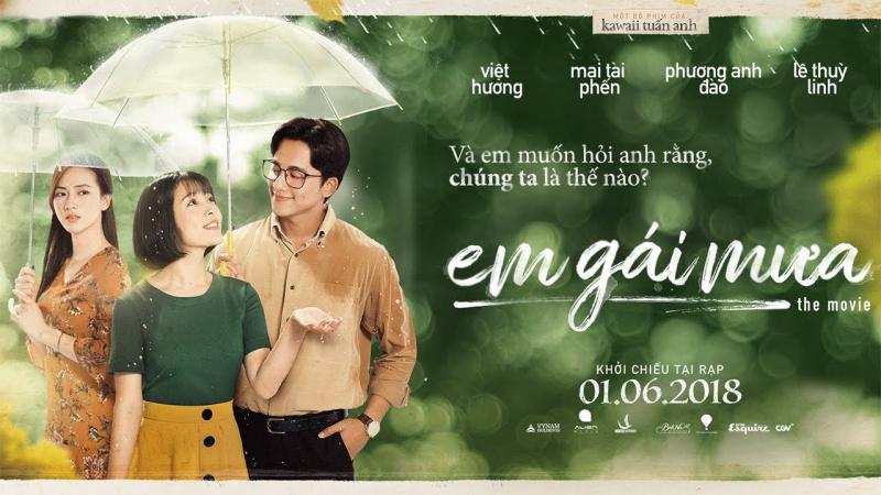 Bộ phim Em gái mưa dựa trên MV ca khúc Em gái mưa