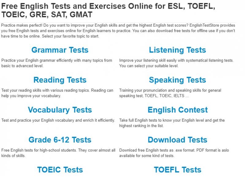 English Test Store