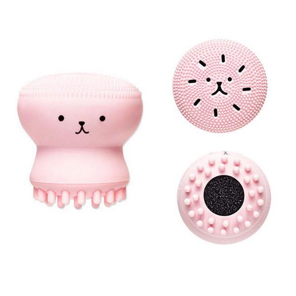 Cọ rửa mặt GDTIMA Hình Bạch Tuộc