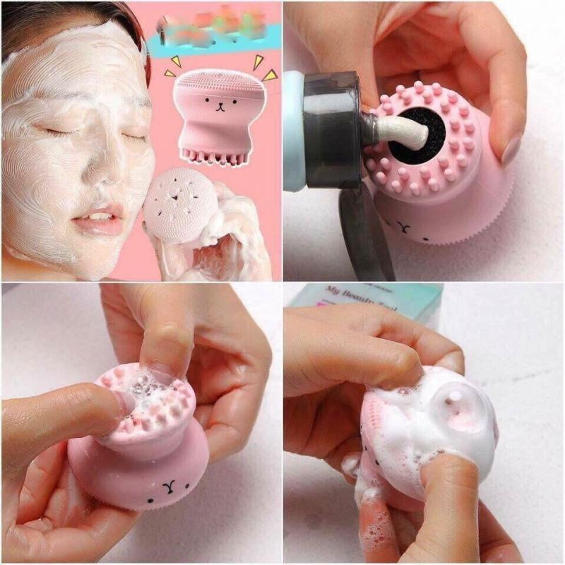 Cọ rửa mặt GDTIMA Hình Bạch Tuộc