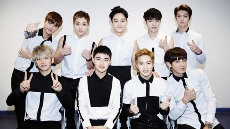 Các thành viên EXO soái nam với sơ mi trắng - đen