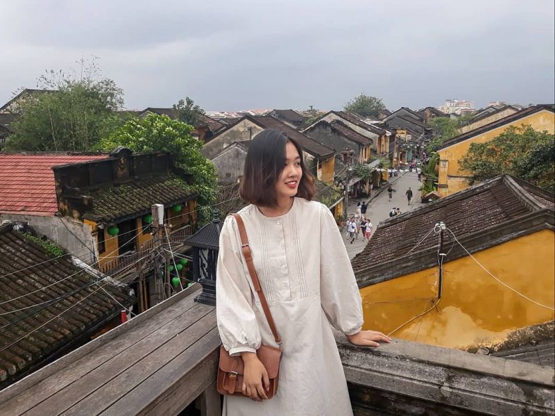 Faifo Coffe Hội An nhìn thẳng xuống con đường Trần Phú