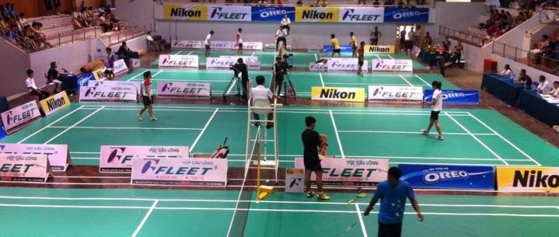 Thương hiệu vợt cầu lông Fleet tài trợ chương trình