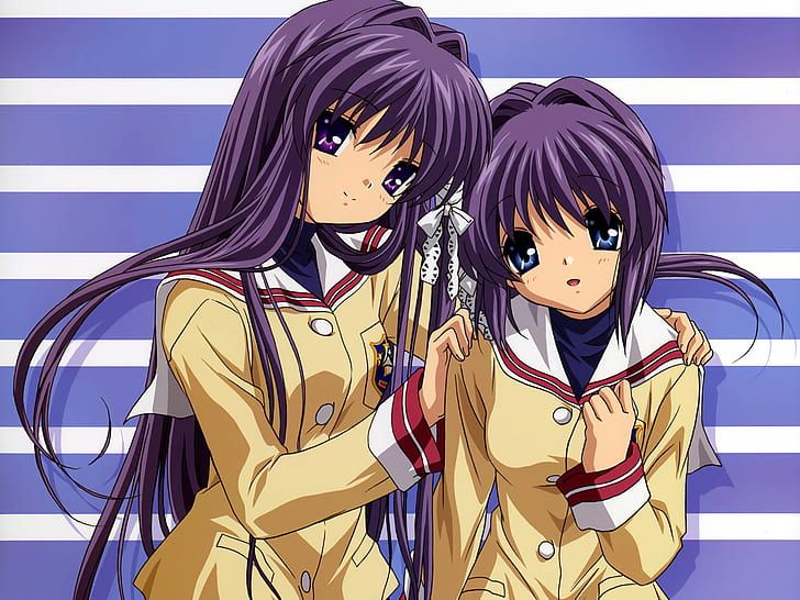 Fujibayashi Ryou & Fujibayashi Kyou (Clannad)