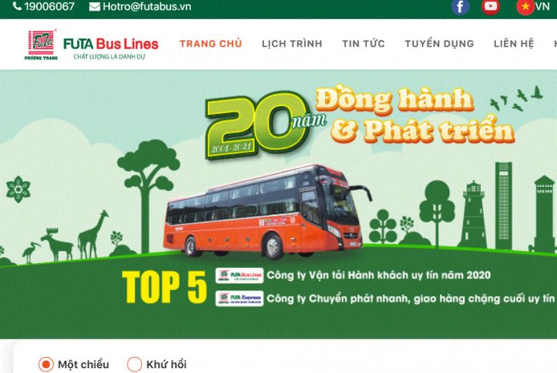 Website Futabus,vn