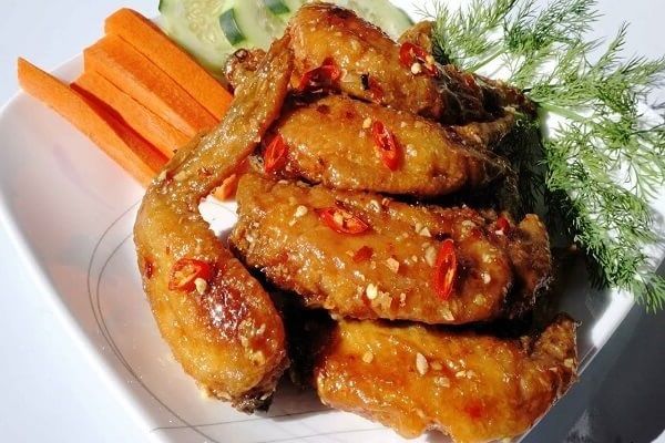 Gà chiên mắm