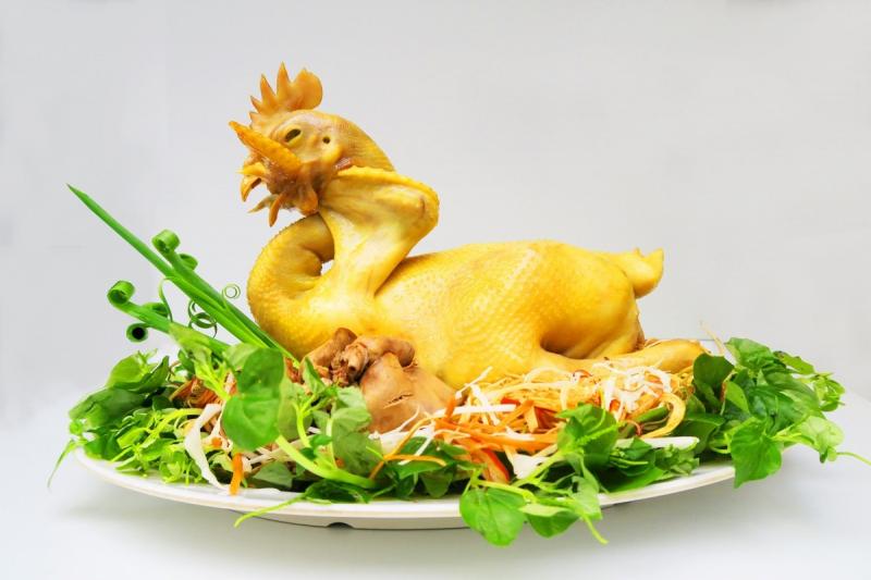 Gà luộc ngày Tết