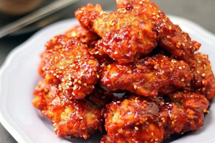 Gà rán mè Hàn Quốc